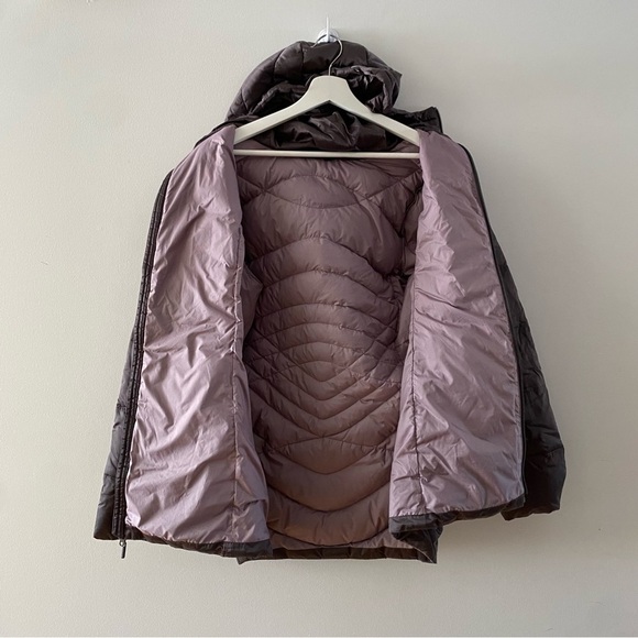 The North Face 550 Gray Aconcagua Puffer Jacket Coat NF0A2TDQ Women’s Size Large - Picture 10 of 14